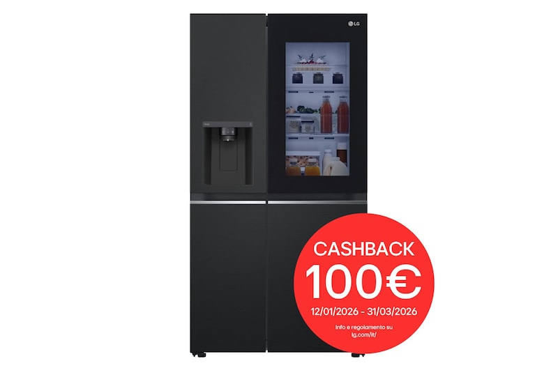 Foto frontale del frigorifero LG GSGV81EPLL